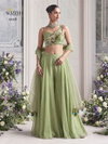 Alizeh 9008 And 9009 Georgette Designer Indo Western Wholesale Shop In Surat
